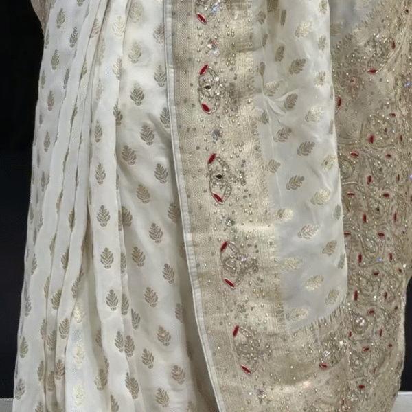 ✨ Look Elegant and Versatile in This Beautiful Khaddi Georgette Saree ✨