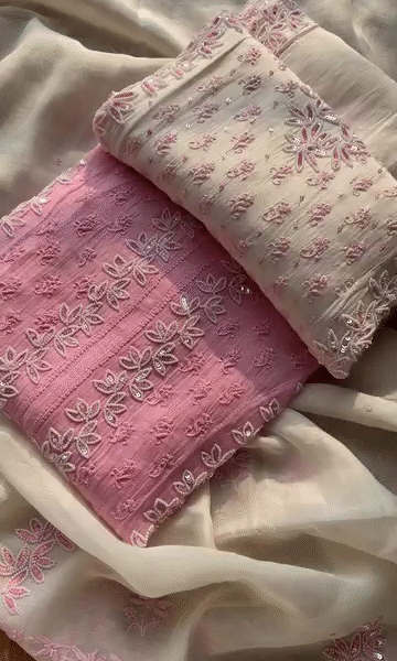 Beauty of Beads β Festive Edit in Pure Mul Chanderi with Handcrafted Kurta & Dupatta