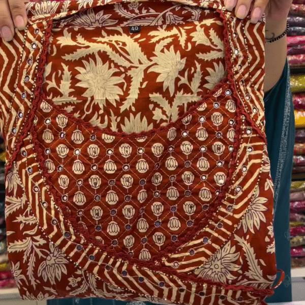 All New Cotton Kurti With Pant And Dupatta