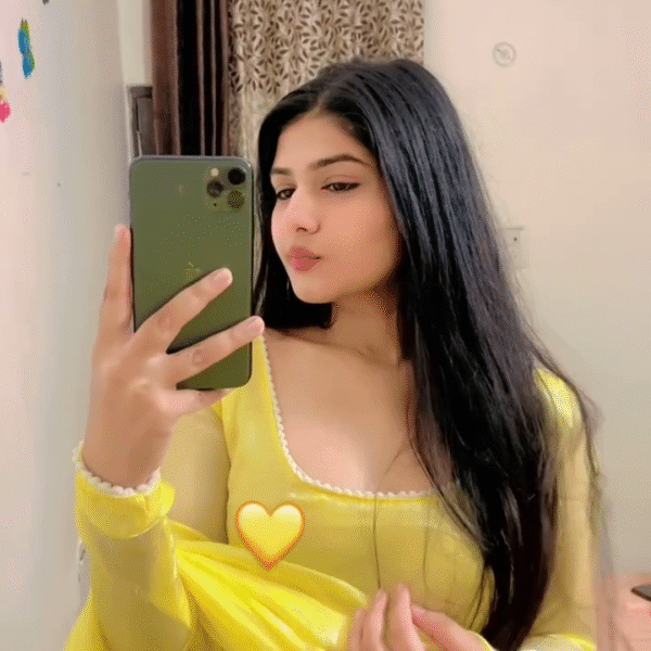 New Lemon Yellow Plain Designer Organza Kurti Set