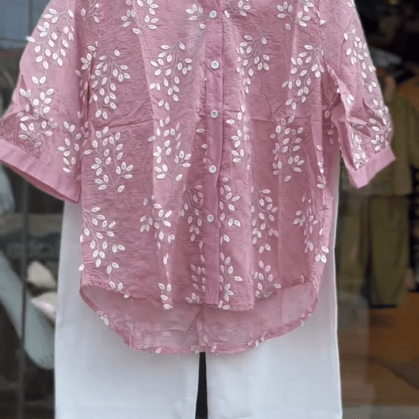 🌸 Trendy Graceful Embroidered Cotton Women Tops & Tunics 🌸