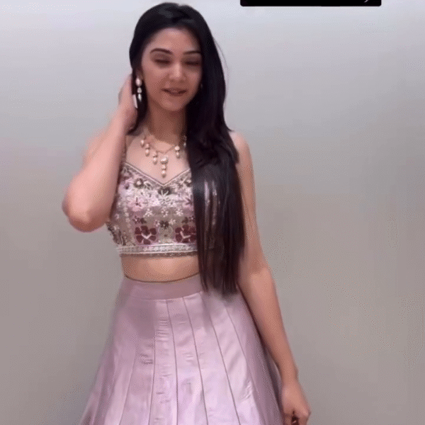 Pastel Lilac Embroidered Lehenga Choli ๐โจ