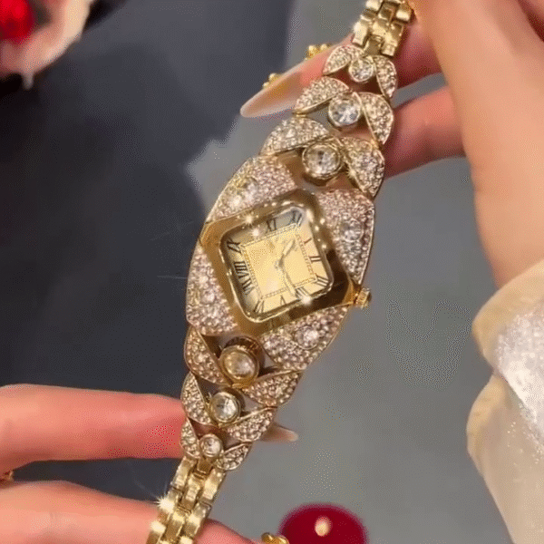 Luxury Gold-Toned Women's Quartz Watch